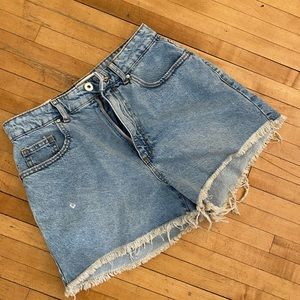 Cotton On High Rise Jean Shorts